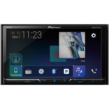 Pioneer Double-DIN In-Dash 7" DVD Receiver with Bluetooth and SiriusXM Ready AVH-600EX